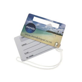 薄板にされたPounchingの穴CMYKポリ塩化ビニール プラスチックによって型抜きされるカード荷物の掛かるタグ・カード