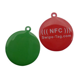 HF NFC NFC213 RFIDディスク札、RFIDペット札を符号化するQRコードおよびURL