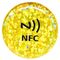 注文のロゴの印刷物13.56 Mhz NFCの円形エポキシの防水zのプログラム可能なステッカー