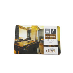 シルク スクリーン印刷の光沢のあるRfidのホテルの鍵カード13.56mhz