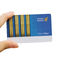フル カラー ポリ塩化ビニールのプラスチック ギフトカード、CR80/30milの標準サイズの会員証