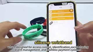 RFIDシリコンリストバンド